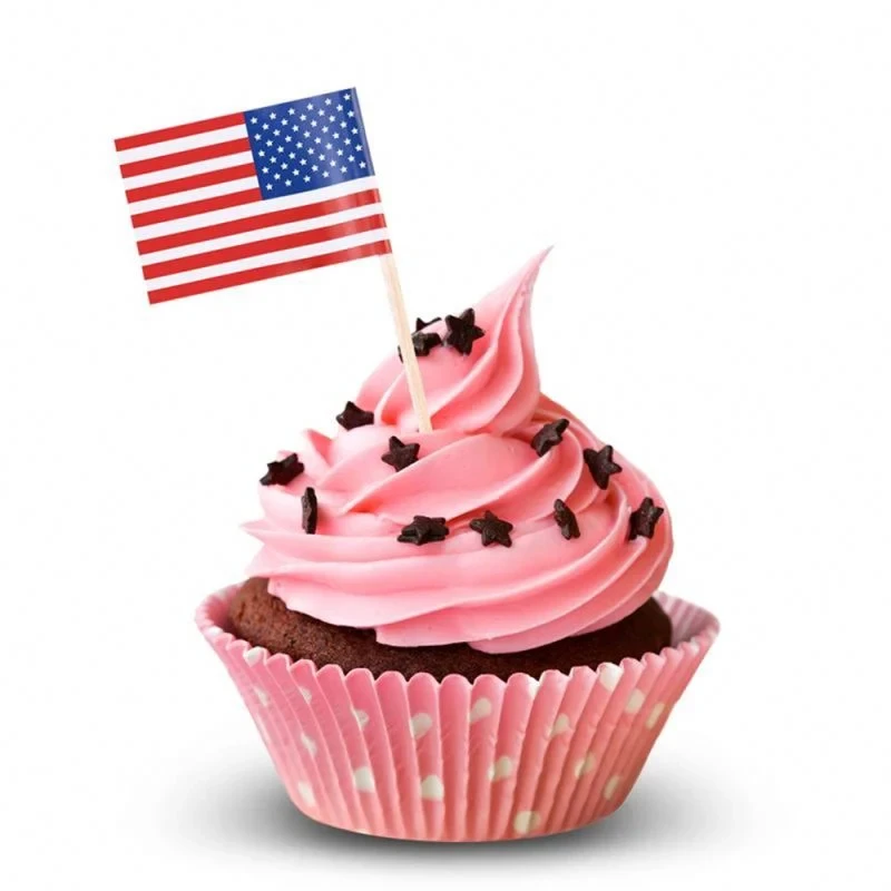 Colorful Customizable Toothpick Flags Cheese Markers Food Labels for Party Buffet Flag Toothpicks