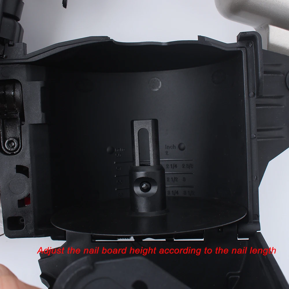 CN90B Pneumatic Coil Nail Gun Pneumatic Industrial Coil Nailer Efficient Light Roll Nail Gun For Pallet  Nail Depth Adjustable