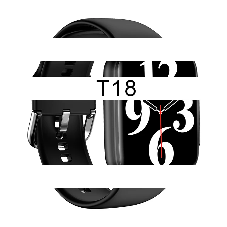 Custom Smart Watch T18 1.83inch Full Touch Screen BT Calling Reloj Bracelet Heart Rate Series 8 Smartwatch GS8 HW8 X8 T18