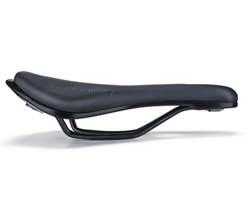 Ultralight Mountain Bicycle Saddle MTB Short Nose Road Bike Seat PU Leather Hollow Prostatic Saddle Bicycle Parts