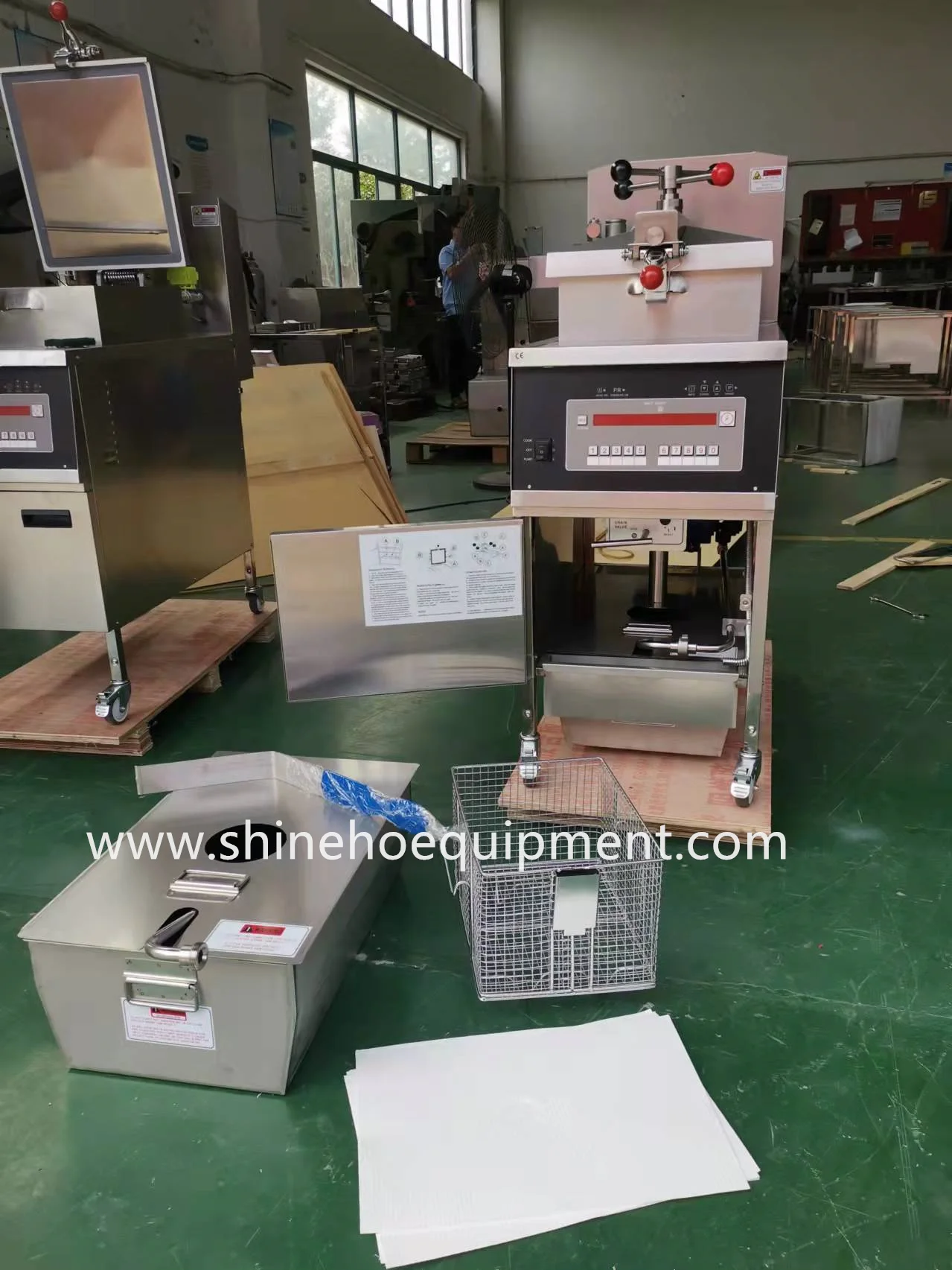 Factory Price Commercial Luxury heavy duty Electric Henny Penny kfc chicken fryer Computer 8000 Pressure Fryer with oil filter