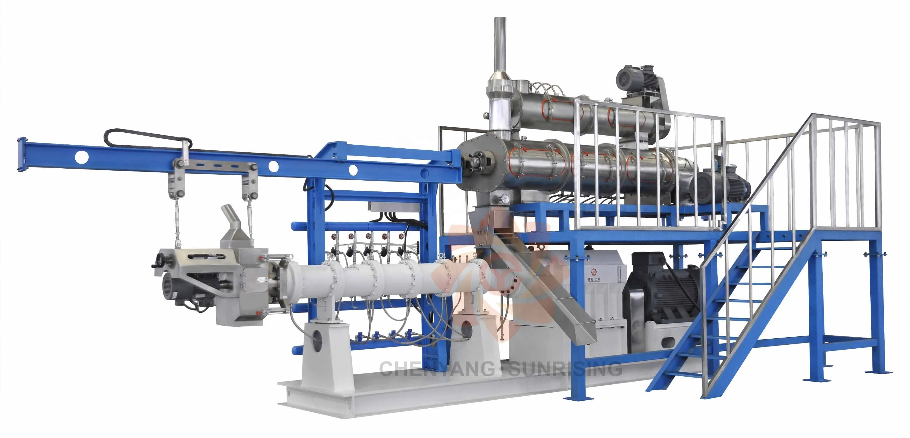 Automatic customizable double screw food extruder extrusion machine