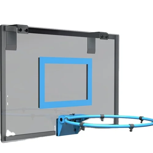 Indoor Kids Mini Basketball Hoop Sport Games with Net Pump Basketball Set Toys for Boys Girls PC Board Style