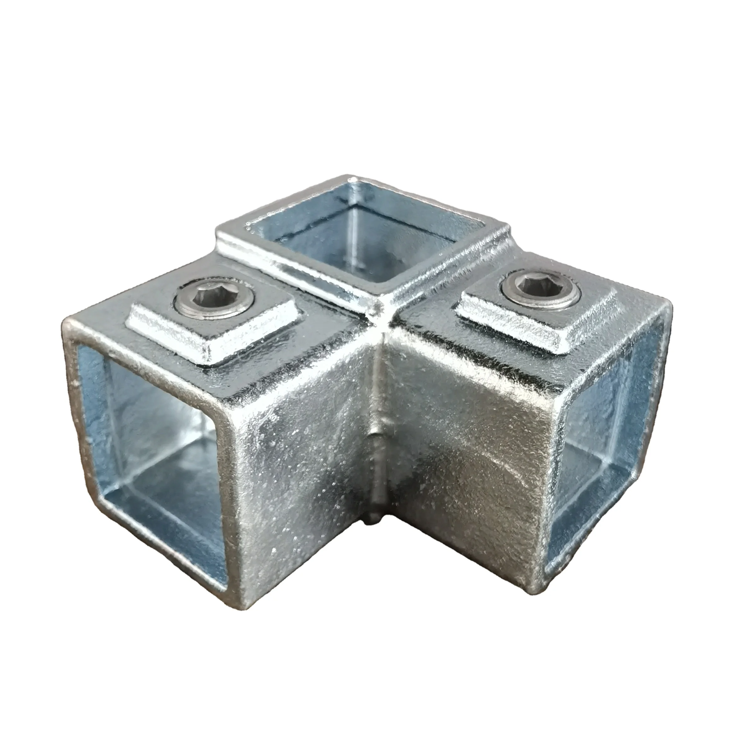 Square Tube Frame cast iron Elbow for key clamp fencing
