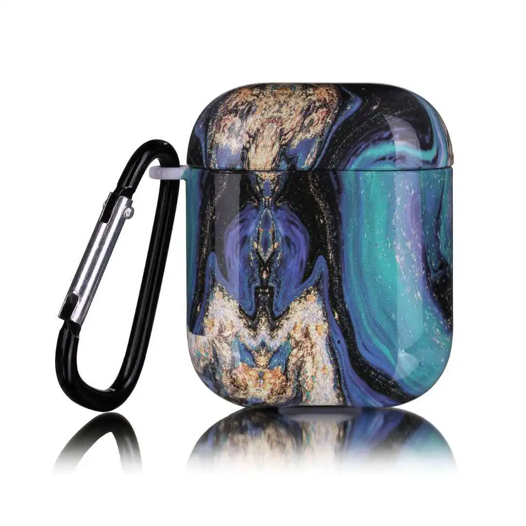 
For Airpods Cases 2020 New Products For Airpod Case Marble Luxury Custom Cover With Hook 