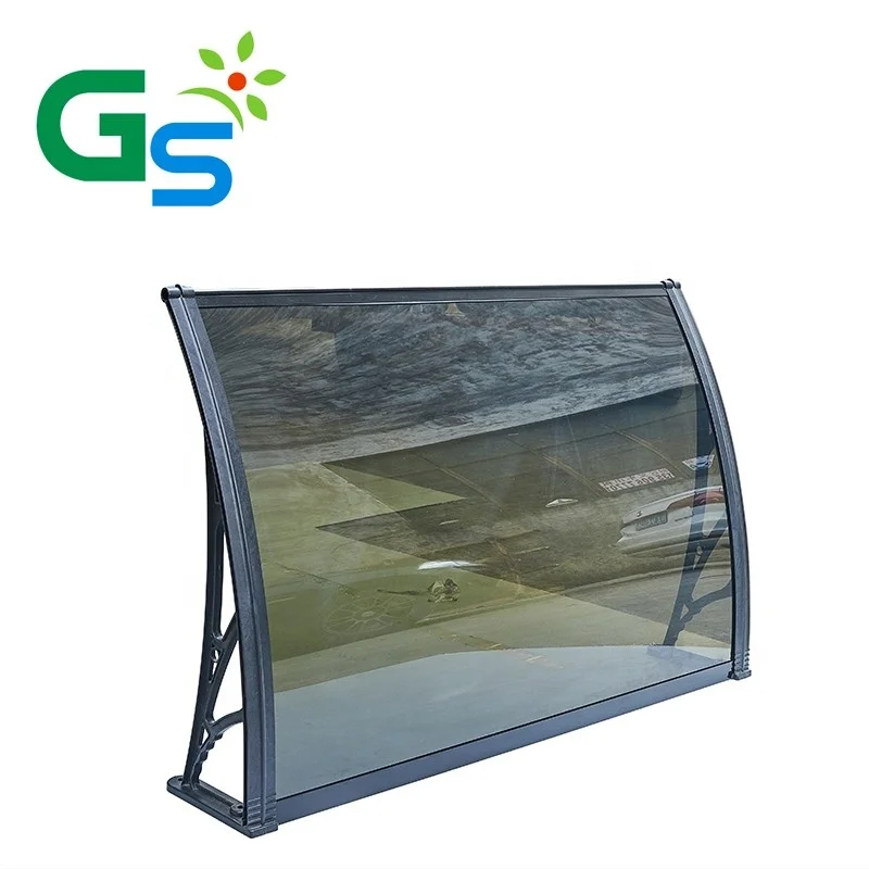 Abs Awning Bracket Polycarbonate Awning Sunshade and Waterproof Outdoor Roof Polycarbonate Canopy