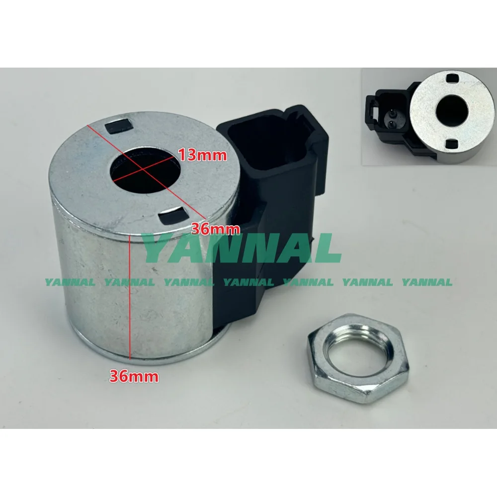 Factory hot sale 7301672 6691649 Solenoid valve coil For Bobcat S450 S550 S630 Engine Excavator Forklift Accessories