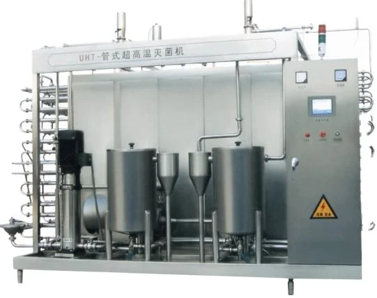 Трубчатая машина для стерилизации молока UHT, л/ч