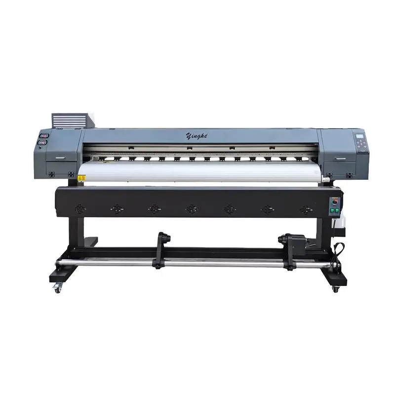 YH High Quality Large Format Printer 1800A Large Format Sublimation Flex Printing Machine XP600 Print Banner Sticker Tarpaulin