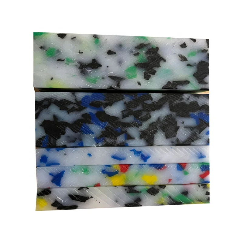 anti-resistant mixed colors hdpe recycled plastic sheet plastic board