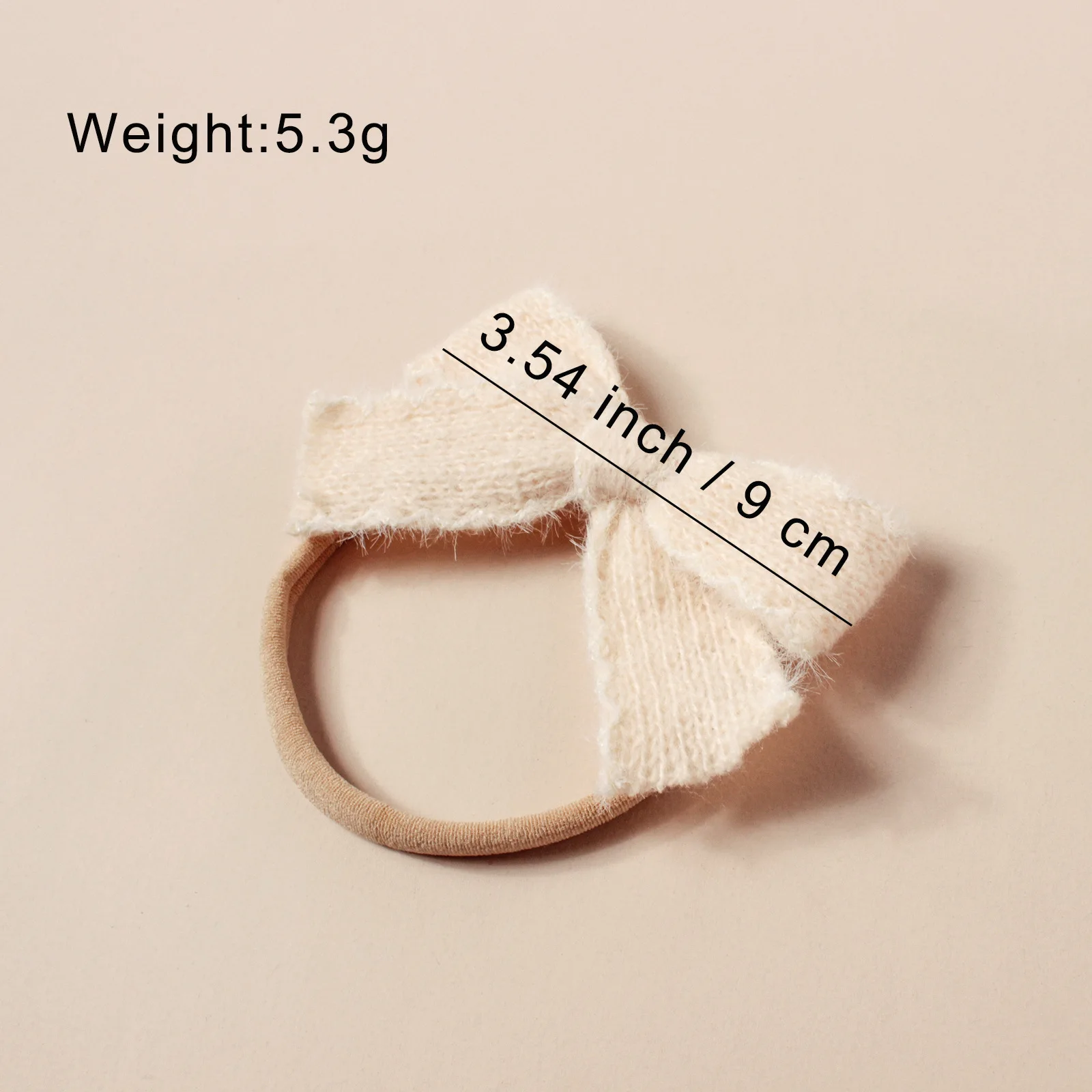 Wholesale Hair Bow Wool Knit Hair Bow Hair Clips For Baby Girls Accessories Holiday Christmas Color Bow Hairpin