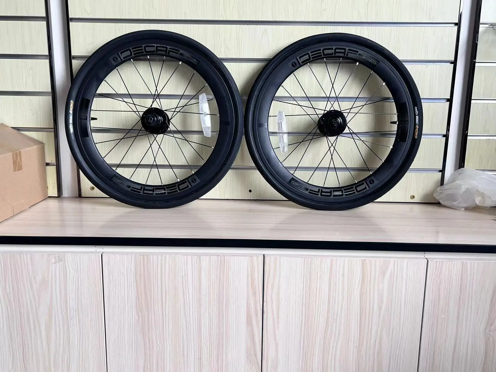 JAVA folding bike original 406 wheel set knife ring 20 inches 2 Peilin DECAF disc brake folding bicycle wheel