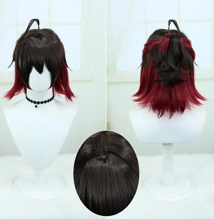 ecoparty Gaming Cosplay Costume Genshin Impact Ga Ming Full Set Cosplay Outfit Liyue Lion Boy Jiaming Jia Ming Wig Shoes Props