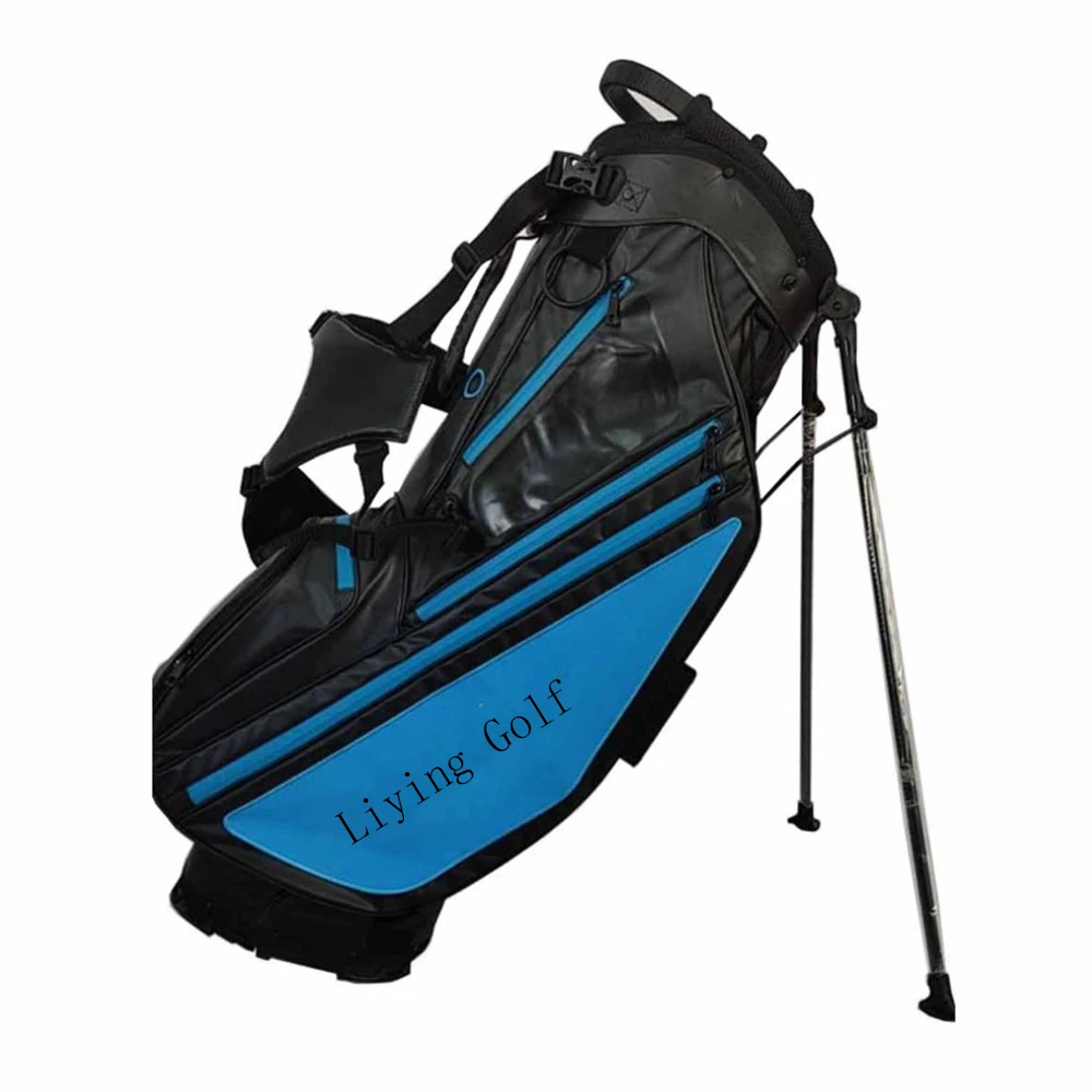 2021 new design golf bag stand attachment nylon Golf Tour Stand Bag custom your logo