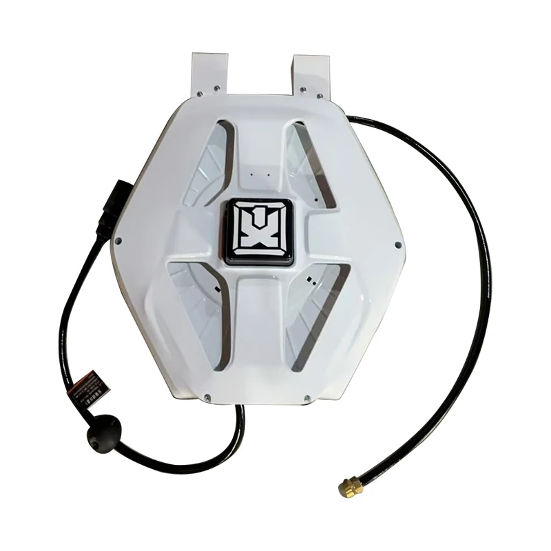 New design Manual automatic retractable garden car wash hose reel water air hose reels with hose nozzle quick connector