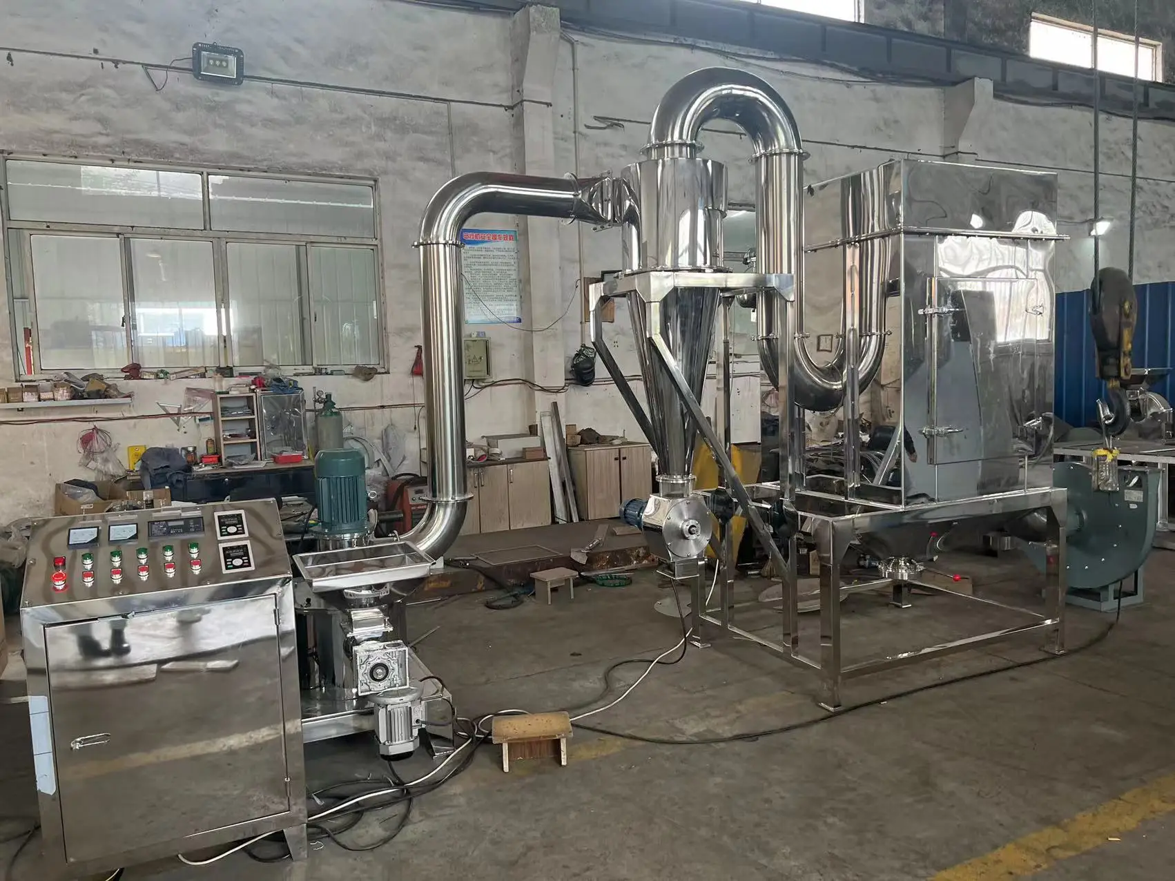 Factory supply air classifier micronizer superfine powder milling machine for poppy seed