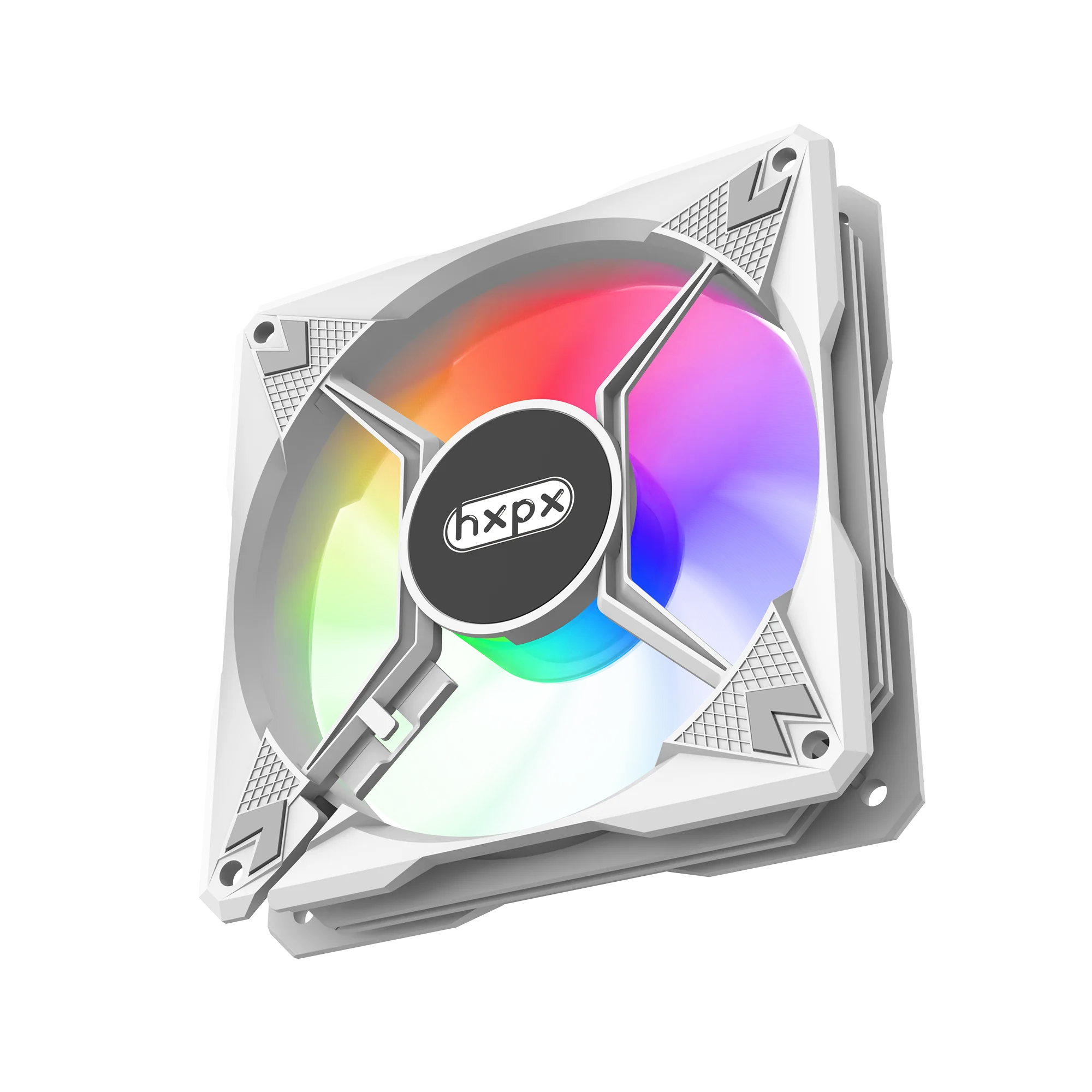 OEM King kong F-KK12 120mm White PWM 4PIN Case fan lil heatstick fan PC Computer CPU fans Cooling LED With MB sync ARGB Lighting