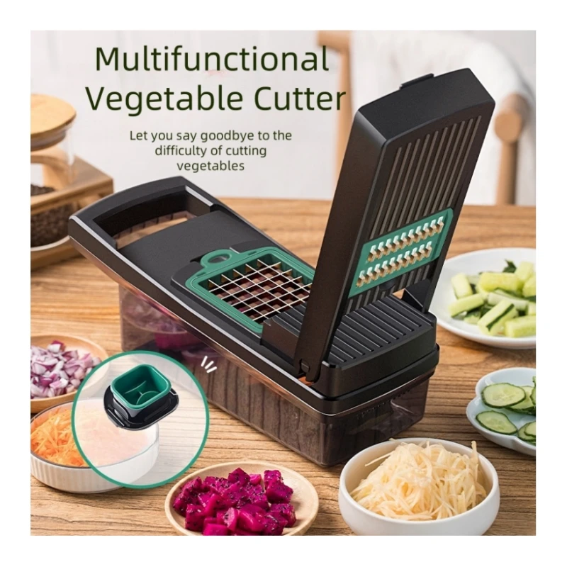 Newest Multifunctional Manual Vegetable Cutter Fruit And Vegetable Chopper Onion Dicer Veggie Slicer Kitchen Vegetable Chopper