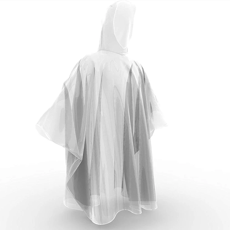 0.035mm thickness rain poncho easy take premium quality waterproof emergency using