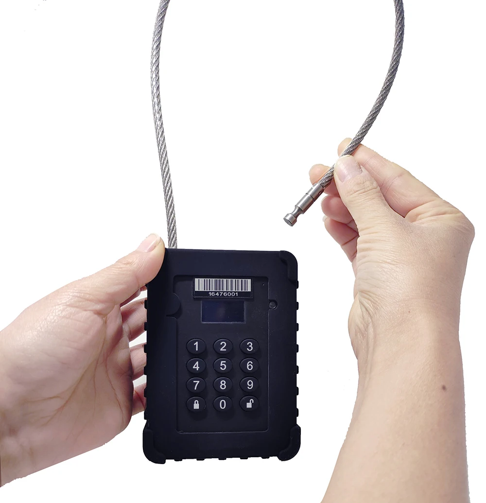 
ToTarget IP67 Waterproof smart padlock GPS GSM SIM 3G seal container locks Tracker Padlock 