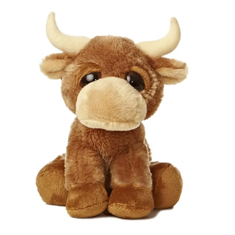 New Arrival Promotional Stuffed Animal Bull Plushie Cow Toy for Kids Gift