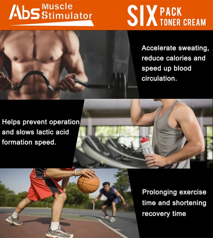 Крем-тоник для похудения, сжигания жира, потери веса, 6 упаковок