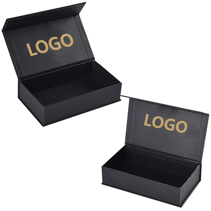 Custom Large Logo Magnetic Folding Gift Box Luxury Rigid Cardboard Packaging for Personal Care New Design