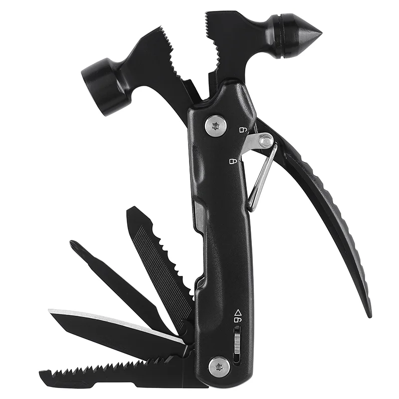 12 In 1 Multitool Camping Accessories,Gifts for Men,Hammer Camping Gear