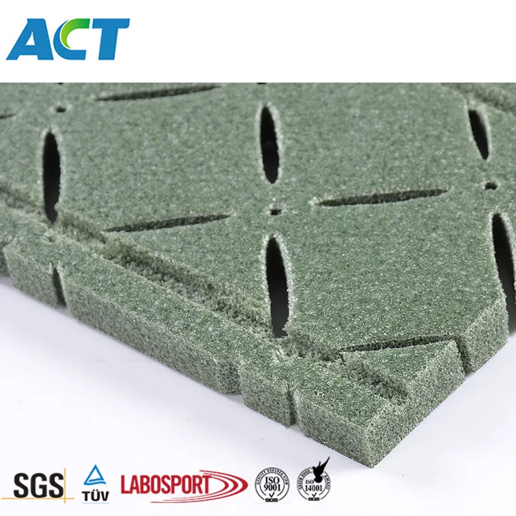 10mm thick Shock pad layer shock mat for synthetic turf elastic layer