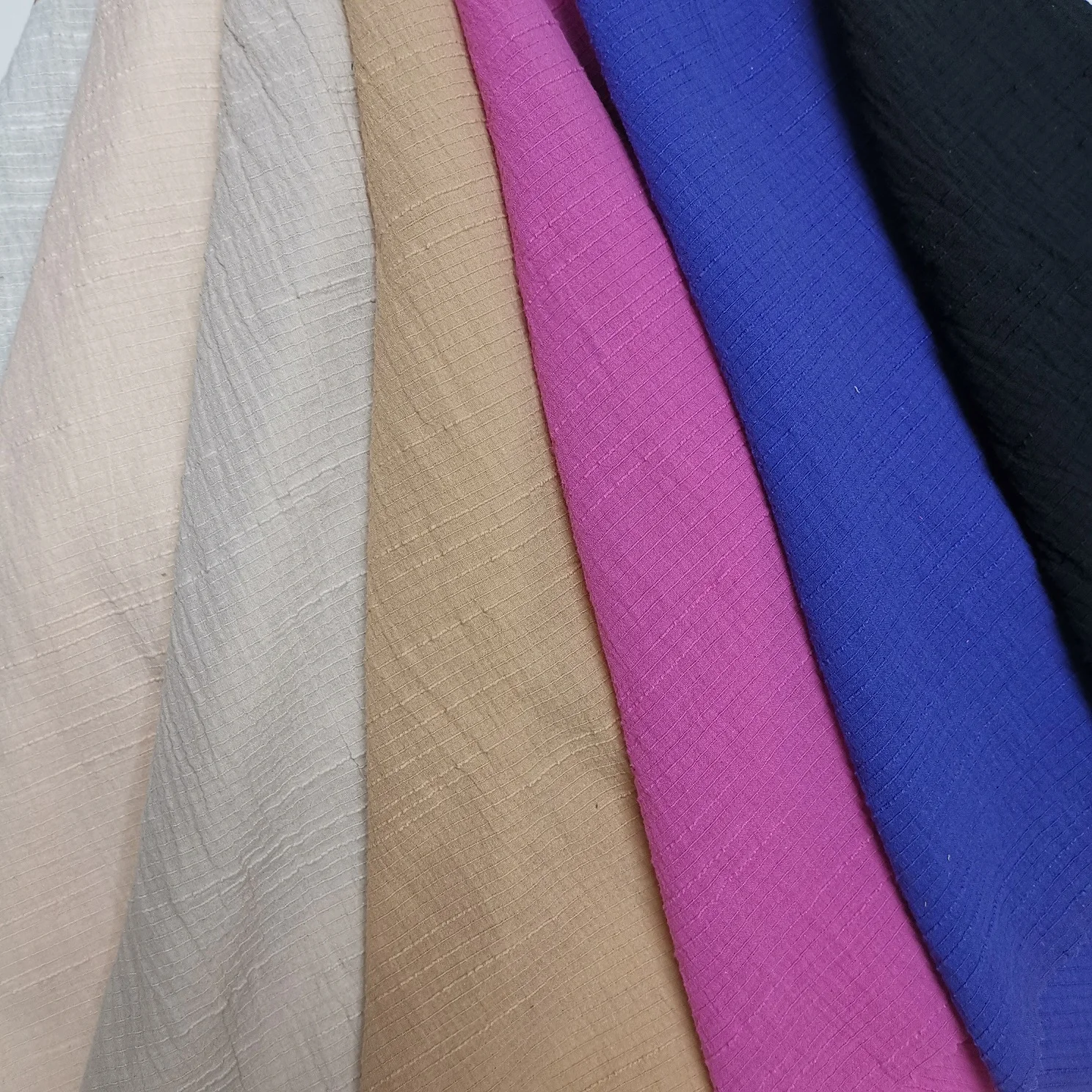 
Factory wholesale 100% cotton slub gauze fabric for breathable and warmth 