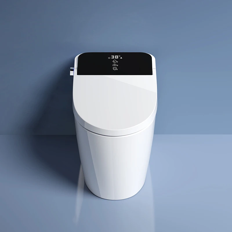 New arrival floor mounted app remote voice control self cleaning electric smart bidet toilet