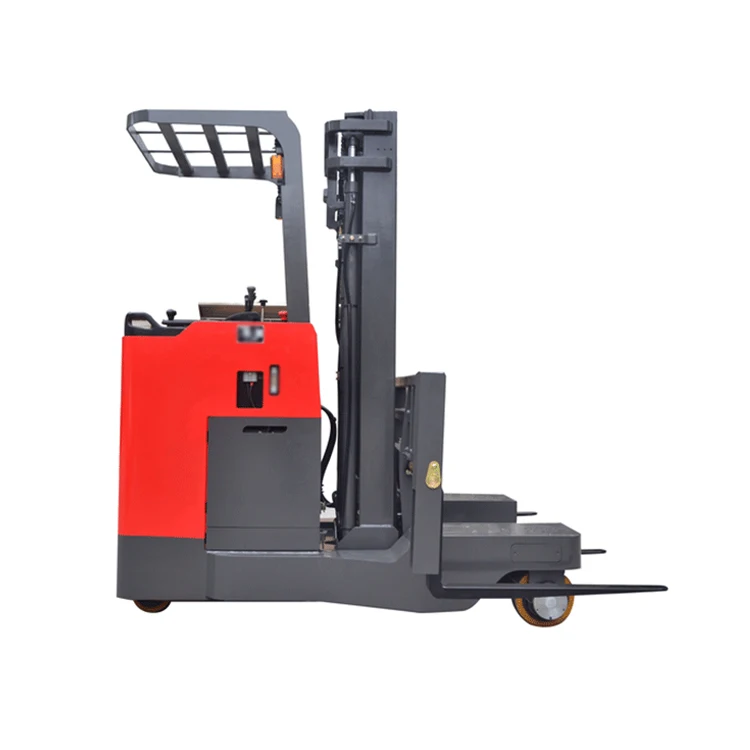 Multi directional Electric forklift four way side loader 3500kgs reach stacker with Battery Hot Sale