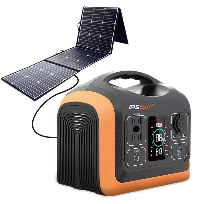 trending products 2021 new arrivals  solar generator 600W 120V for Outdoor Emergencies