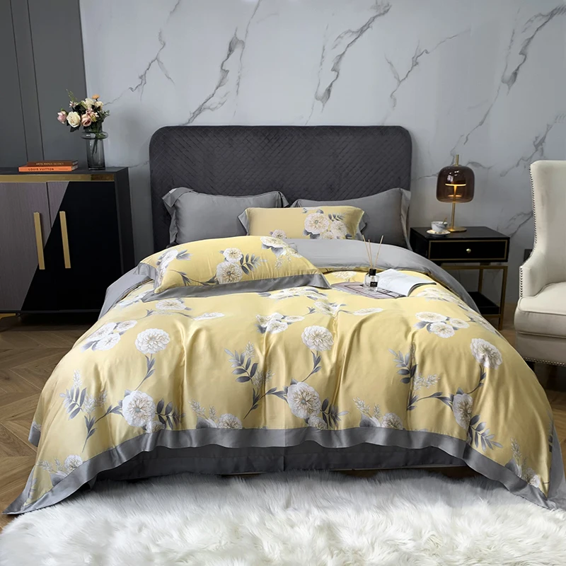 Nantong supplier TENCEL fiber fabric home bed linen use 60s TENCEL fiber fabric