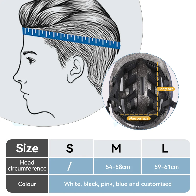 LED Light Factory low price Lightweight   customized color High Quality OEM &ODM safety helmet head protection City bike helmet