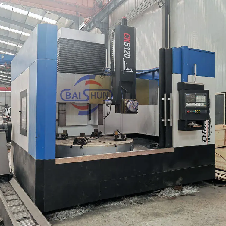 Full Cover High Speed Disc Drum Brake Cnc Vertical Lathe Turning Center From China With Competitive Price