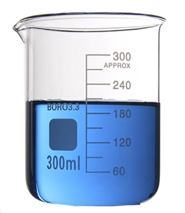 laboratory glass beakers clear 600ml 2000ml 3000ml beaker set