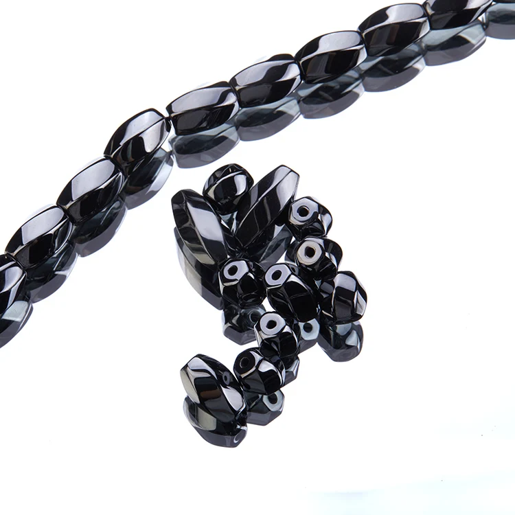 
Magnetic black gallbladder magnet six-sided beads loose beads jewelry accessories manufacturers wholesale accept customization 