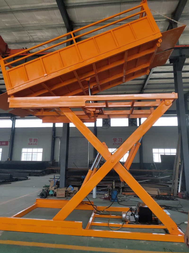 Scissor lift table/stationary hydraulic lift for warehouse Small Cargo Lifting Table Manual Foot Pump 2023 Newly Customized