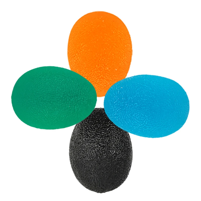 Tpe Eggs Shaped Hand Grip Balls Massage Ball Soft Hand Grip Strengthener Hand Grip Exercises for Seniors Relaxing Toys Unisex