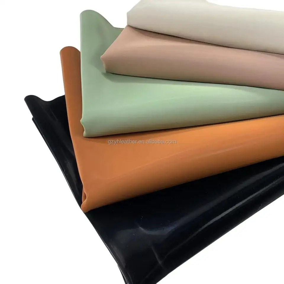 Fashion style 1.0mm shimmer shark PU Synthetic vegan rexine leather for lady handBag Garment Furniture Decorative