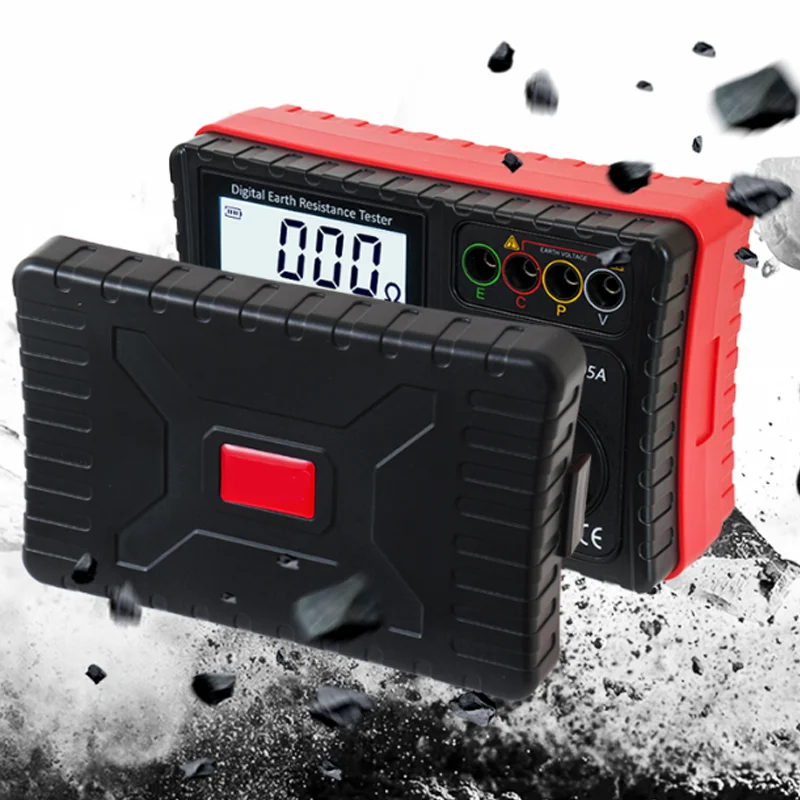 TM4105A Digital Grounding Resistance Meter 0 to 2000 Ohm Grounding Resistance Tester Grounding Tester