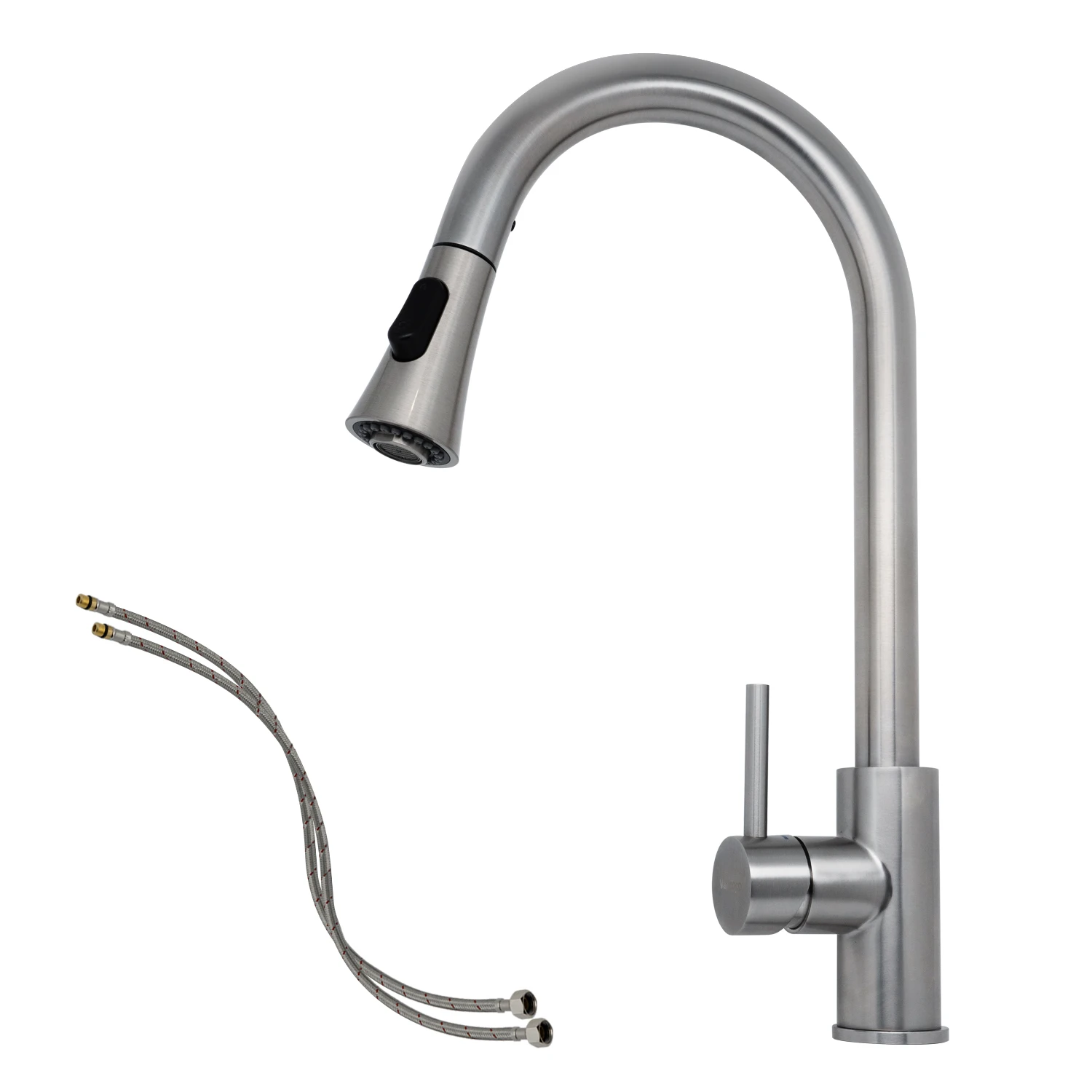 VANCOCO Distribution Pull Down Kitchen Faucet Retractable Rotary Single Handle Mixer Kitchen Taps