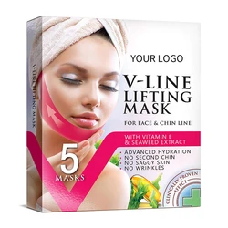 DOUBLE CHIN REDUCER FACE SLIMMING STRAP NECK V SHAPED LIFT TAPE CHIN UP PATCH CONTOUR TIGHTENING FIRMING V LINE LIFTING MASK