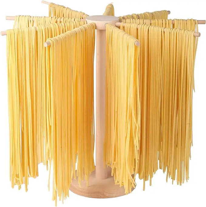 Customizable Wooden Pasta Drying Rack Foldable and Flexible Noodle Dryer with Dimensional Tolerance Made of wood Material