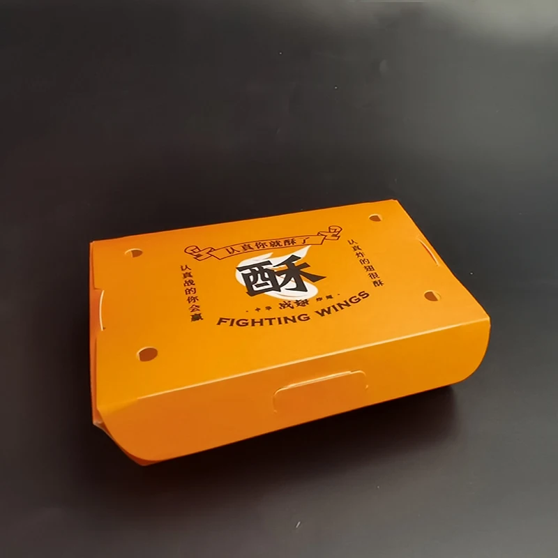 Kingwin Customized Fast Food Paper Boxes Set For Take Out Fried Chicken Packaging