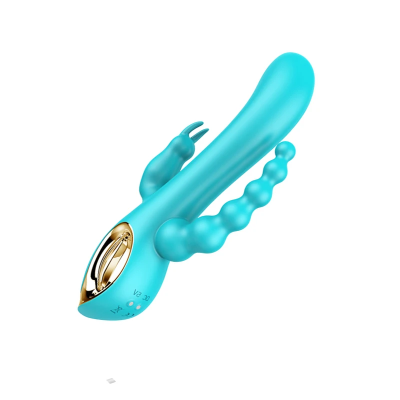 3 in 1 Female Masturbation Device Sex Toys With 10 Vibrating Modes Rabbit Wand G-sport Vibrator
