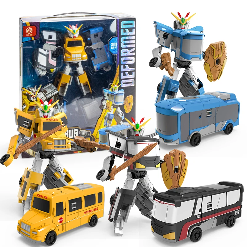 Take Apart Plastic Vehicle Deformation car Action Figure Collection assemble deformer Robot Toy For Boy Gift