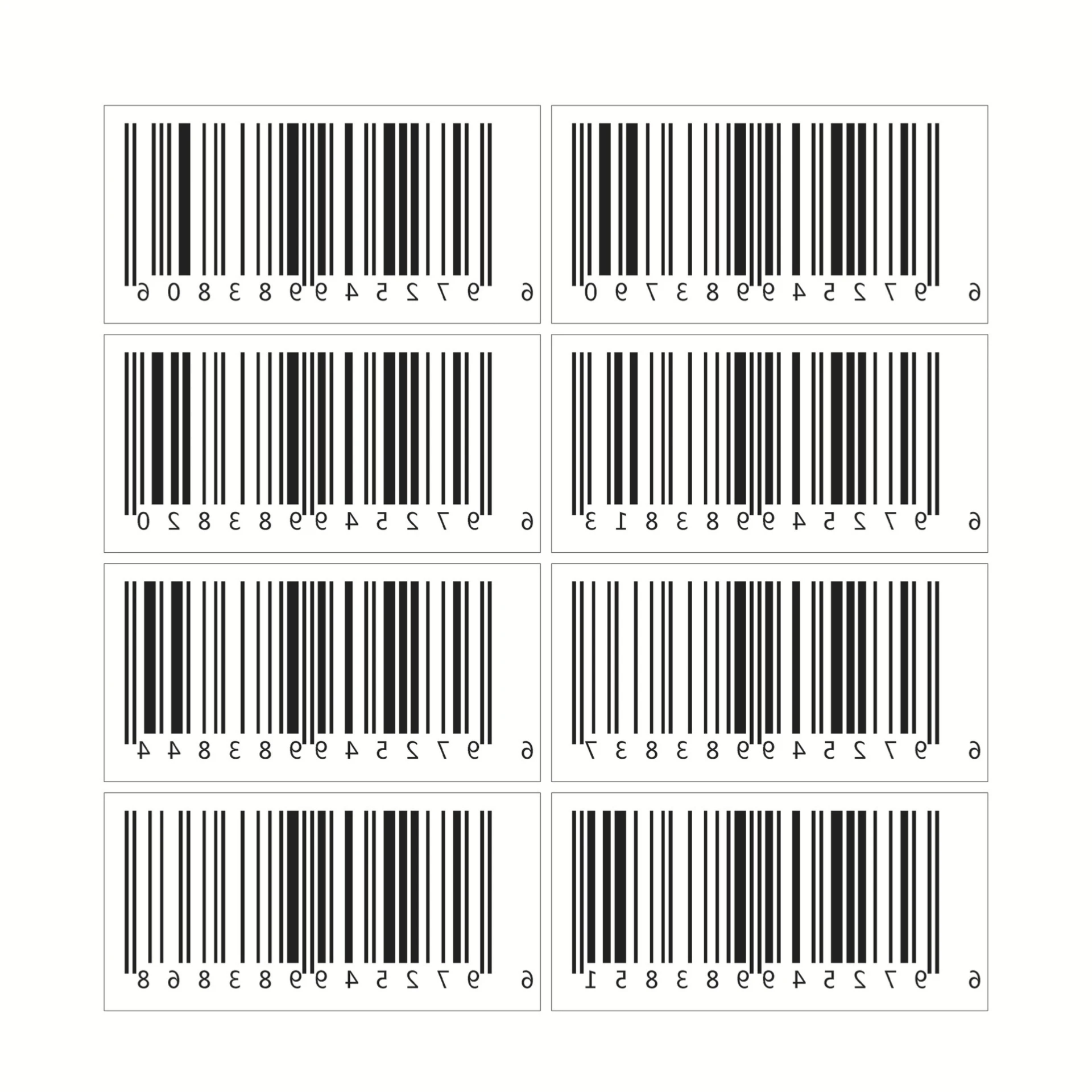 Custom Product Label Waterproof Scratch Resistant Serial Number Sticker Sequential Label
