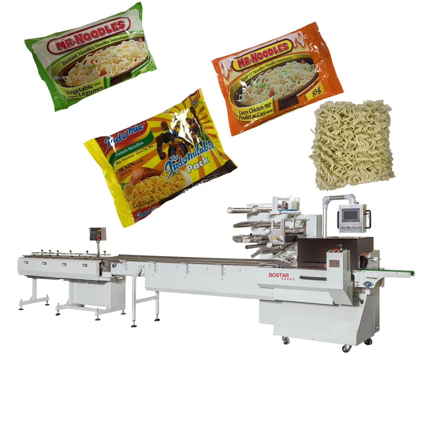 Maggi Indomie Mr Noodle Instant Noodles Food Automatic Packing Machine/Line